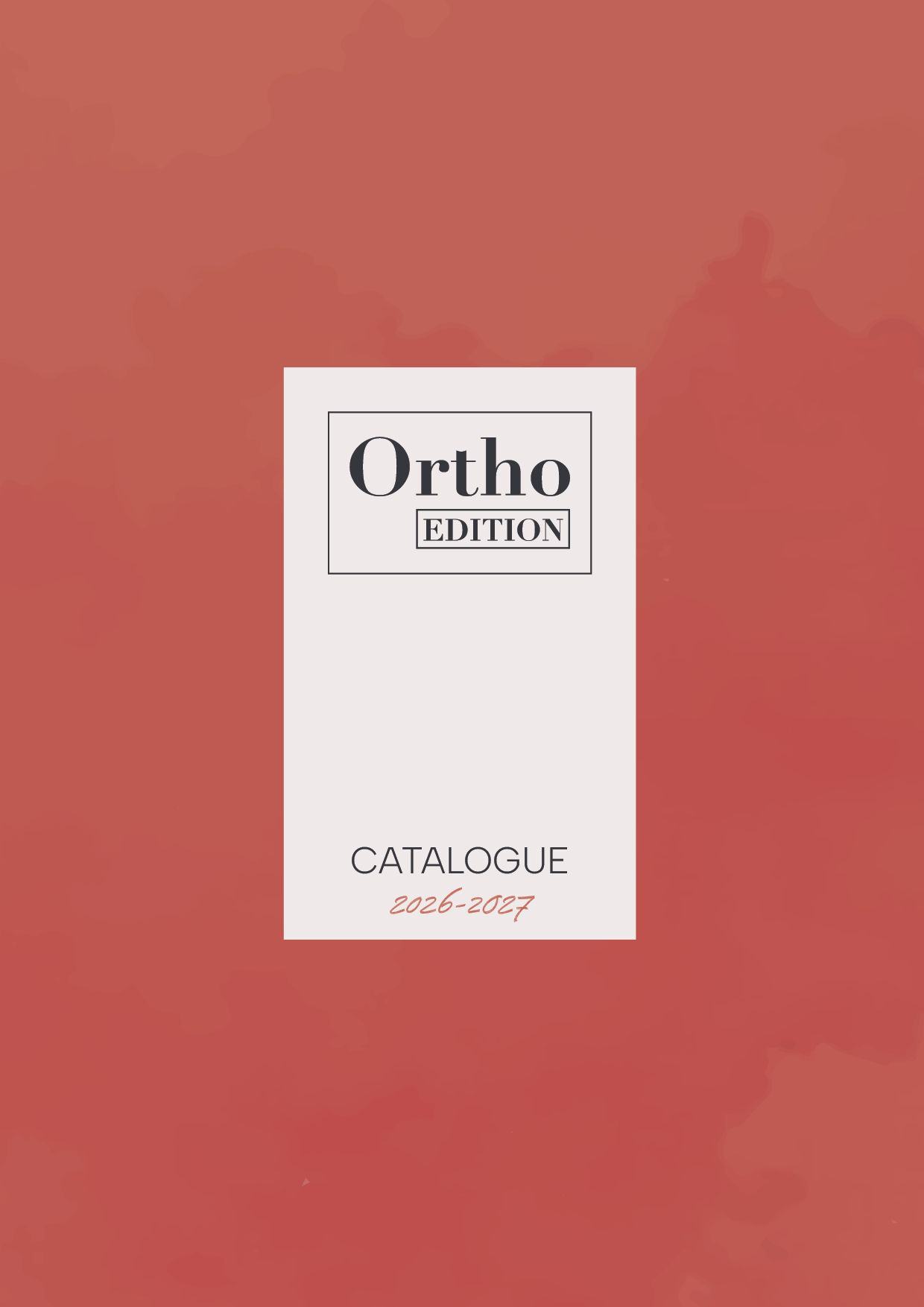 Couverture du catalogue Ortho &Eacute;dition 2026&ndash;2027